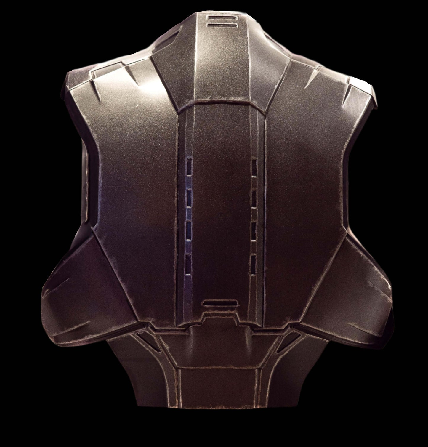 Helldivers Chestplate Armor rear view backplate armour detailed sci fi torso piece Helldivers cosplay prop