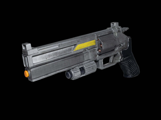 Helldivers P-4 Senator Prop - 3D Printed & Hand-Painted | Cosplay Prop - Wield the power of precision with the Helldivers P-4 Senator Prop - Printed & Painted - a bestselling 3D printed prop that's become a favorite among fans.