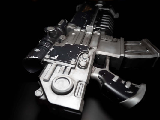 Sci-Fi Bolt Prop – 3D Printed & Hand-Painted | Cosplay Prop - Upgrade your cosplay with our stunning Sci-Fi Bolt Prop – Printed & Painted, hand-painted for a dark, tactical look. Perfect for collectors and cosplayers!