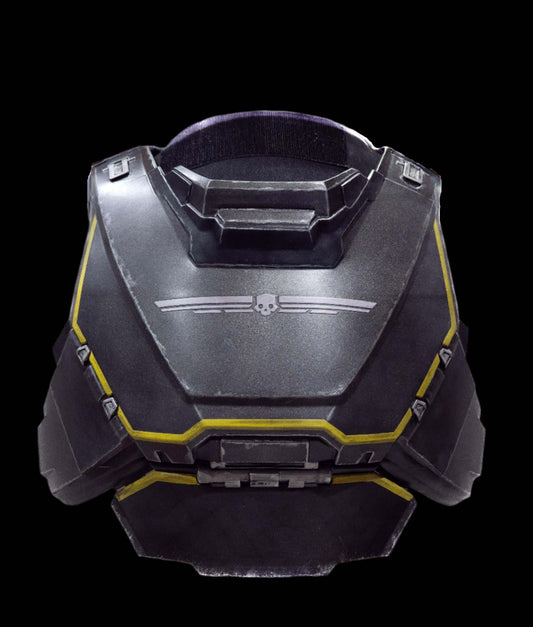 Helldivers Chestplate Armor front view detailed sci fi torso armour cosplay prop Super Earth armour