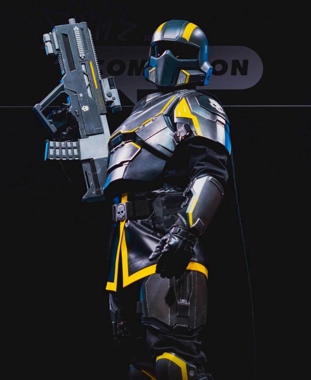 Helldivers Helmet – 3D Printed & Hand-Painted | Cosplay Armor - Suit up with our authentic Helldivers Helmet – Printed & Painted, perfect for cosplay or display!