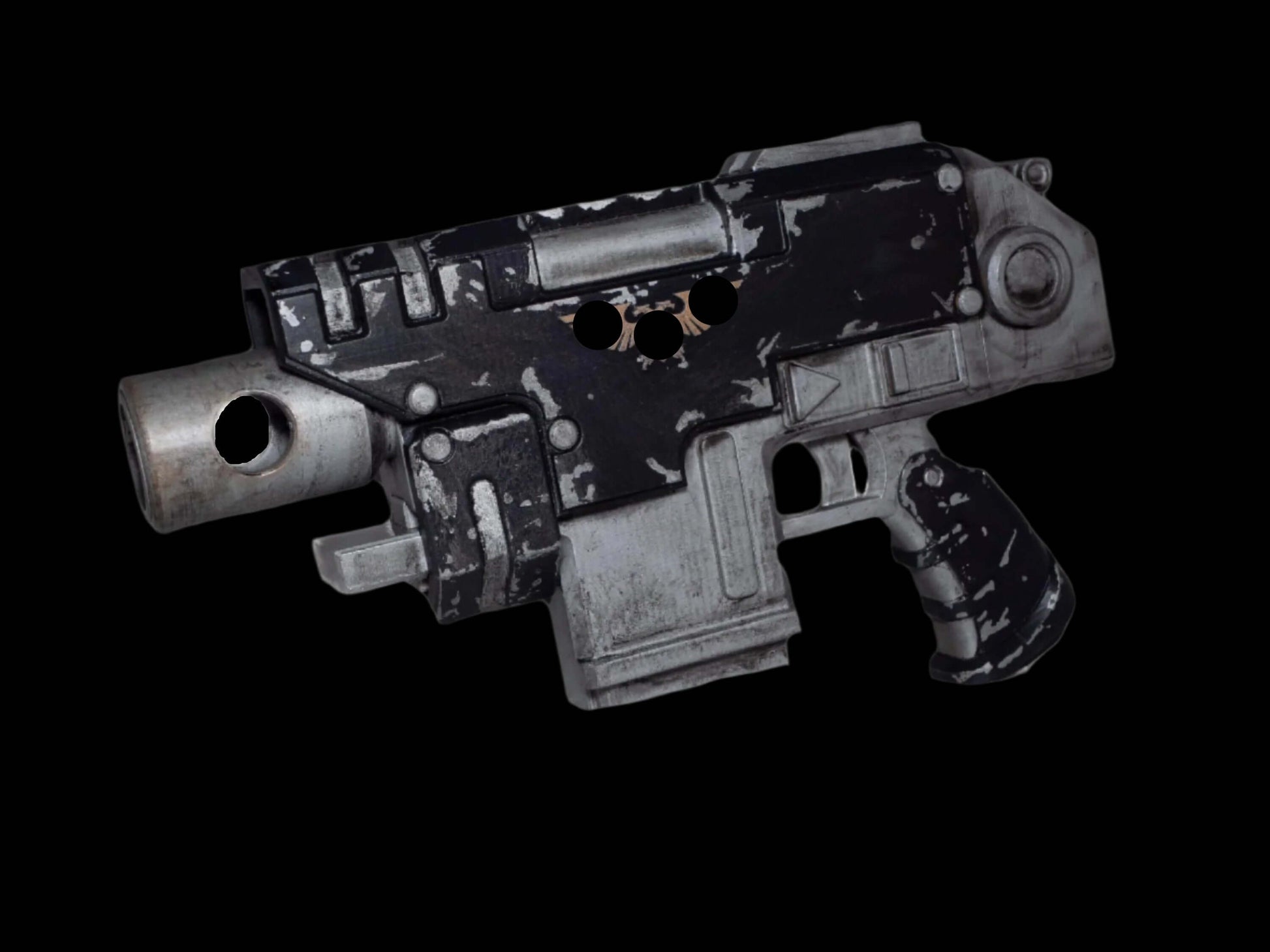Sci-Fi Bolt Sidearm Prop – 3D Printed & Hand-Painted | Cosplay Prop - Unleash future warrior power with our Sci-Fi Bolt Sidearm Prop – Printed & Painted, perfect for cosplay and collectors.