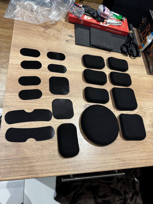 Universal Helmet Padding Kit | Custom Fit Foam Inserts with Adhesive Backing - Enhance comfort with our Universal Helmet Padding Kit | Custom Foam Inserts. Perfect for cosplay, airsoft, or display helmets!