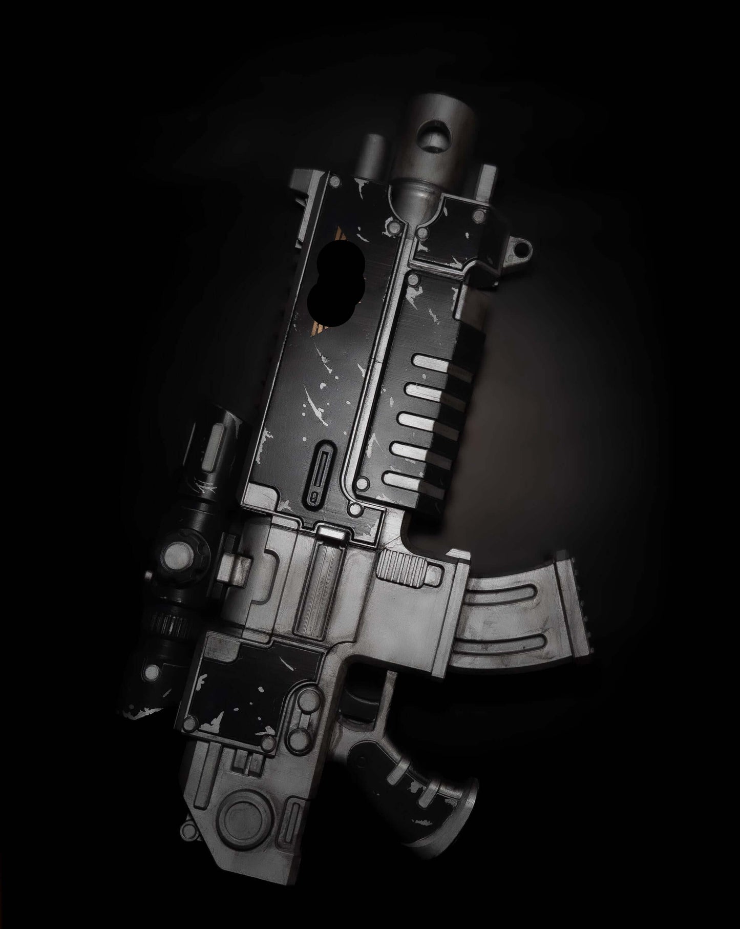 Sci-Fi Bolt Prop – 3D Printed & Hand-Painted | Cosplay Prop - Upgrade your cosplay with our stunning Sci-Fi Bolt Prop – Printed & Painted, hand-painted for a dark, tactical look. Perfect for collectors and cosplayers!