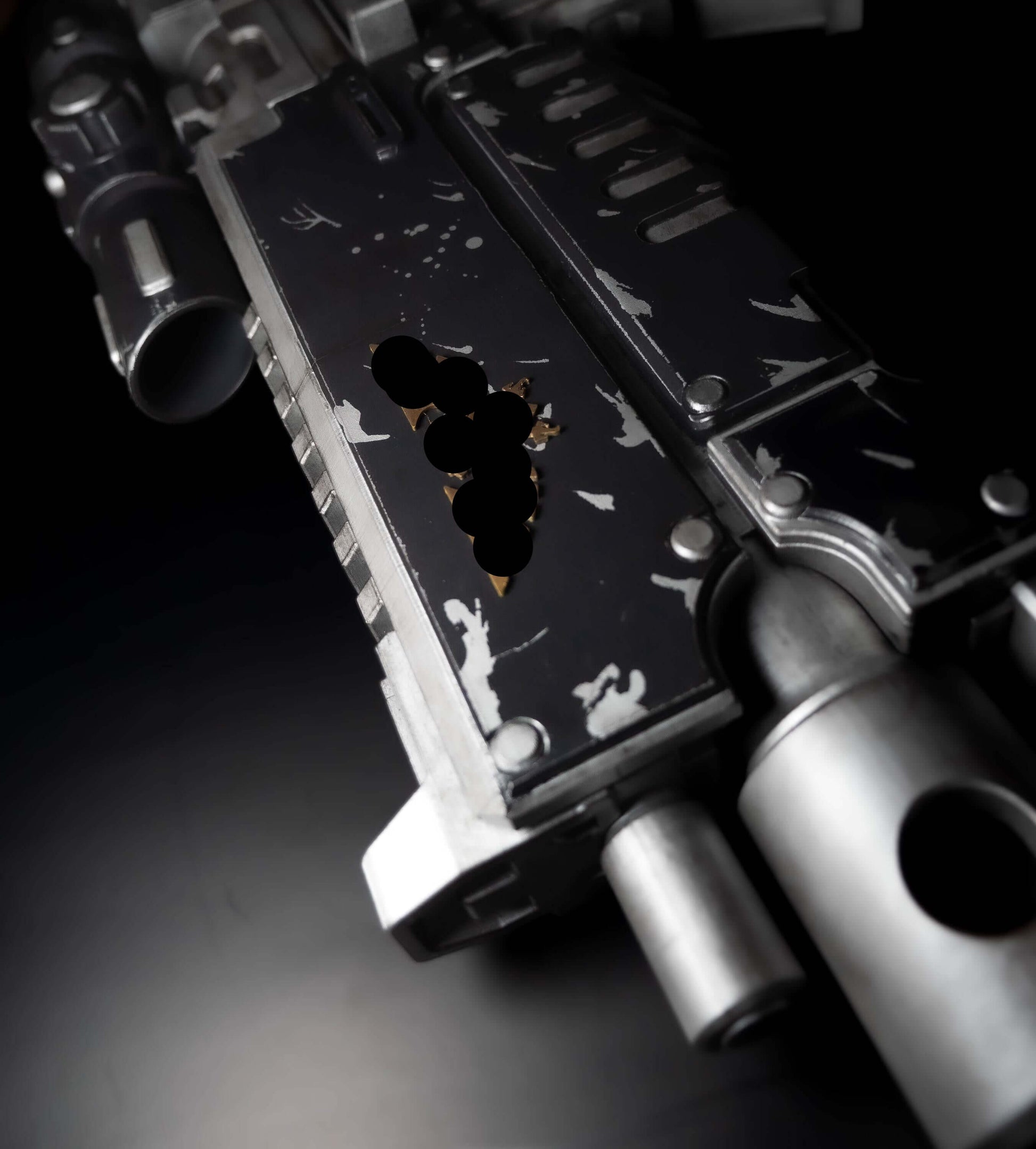 Sci-Fi Bolt Prop – 3D Printed & Hand-Painted | Cosplay Prop - Upgrade your cosplay with our stunning Sci-Fi Bolt Prop – Printed & Painted, hand-painted for a dark, tactical look. Perfect for collectors and cosplayers!