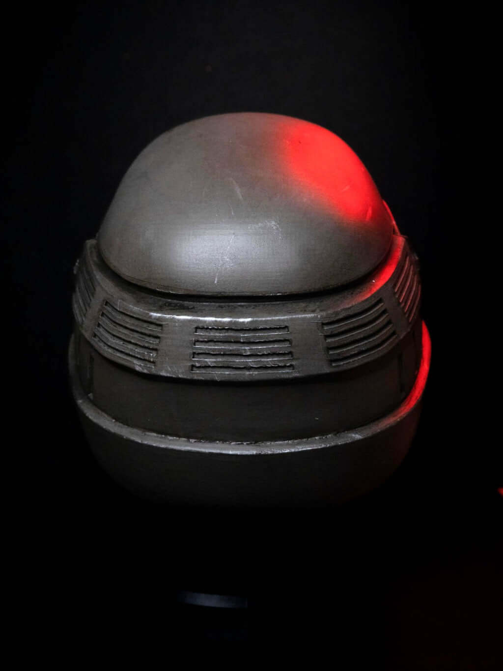 Starship Troopers Helmet back view rounded futuristic military helmet detailed cosplay piece