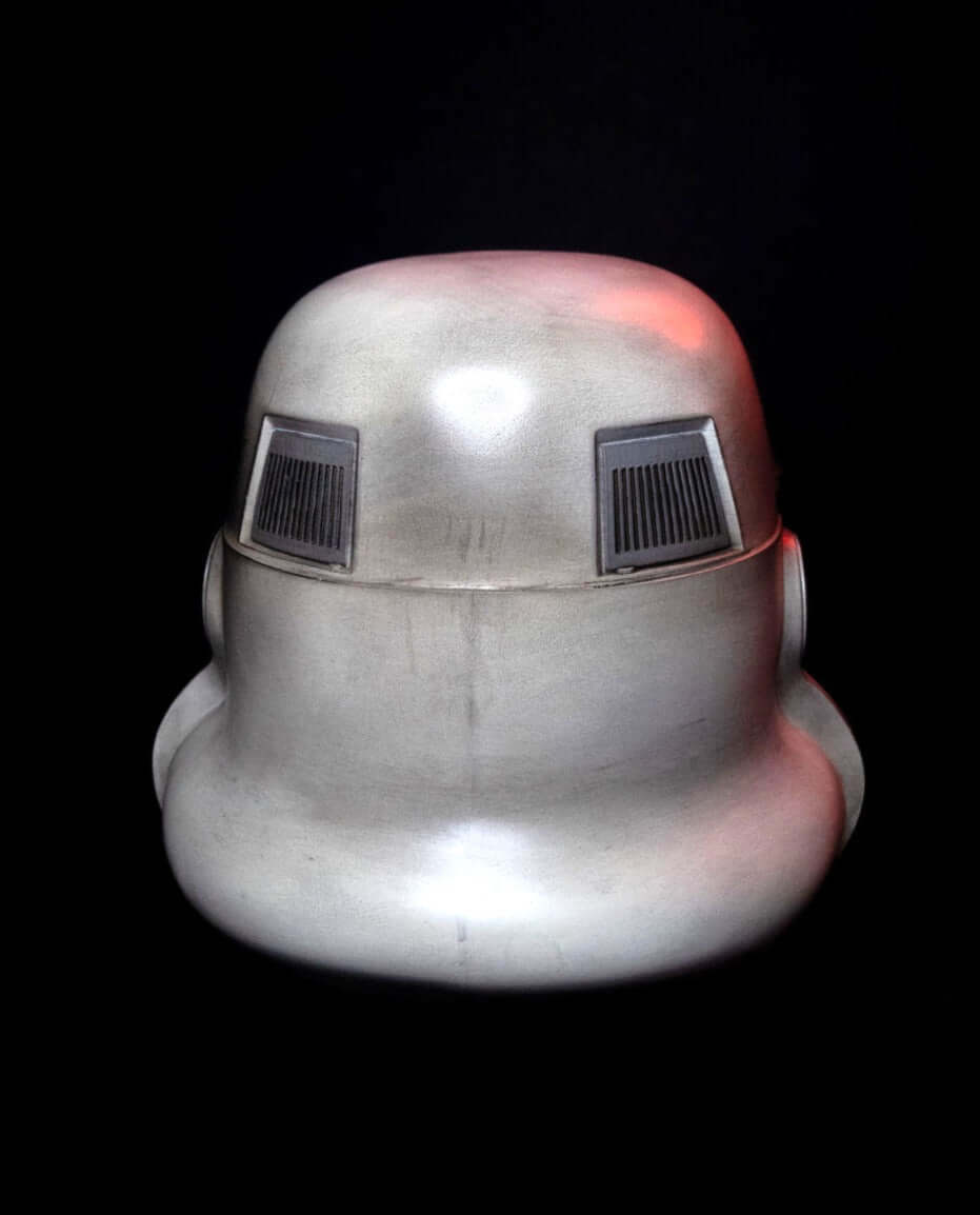 Storm trooper Helmet rear view classic Imperial trooper helmet detailed movie inspired cosplay piece